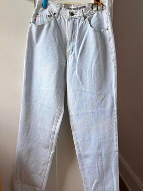 Bugle Boy Relaxed White Jeans